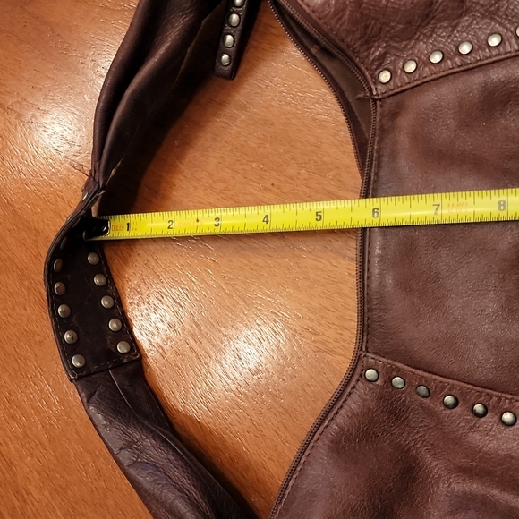 Naturalizer western distressed leather STUDDED purse! - Picture 4 of 7